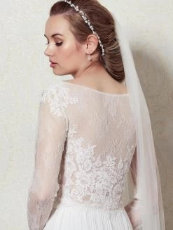 LILLY 01-3808-CR Kanten Top -Droom Trouwjurk 01 3808 cr 3