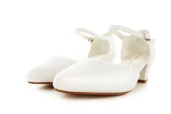 White Lady 850 Offwhite Leer Bruidsschoenen -Droom Trouwjurk 850 offwhite d 3