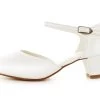 White Lady 850 Offwhite Leer Bruidsschoenen