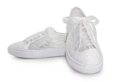 White Lady 937 Ivoor Bruidssneakers -Droom Trouwjurk 937 ivory spitze04 bearbeitet 1