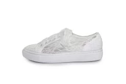 White Lady 937 Ivoor Bruidssneakers -Droom Trouwjurk 937 ivory spitze05 bearbeitet