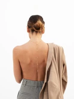 Abrazi Jessie Parel Rugketting Goud -Droom Trouwjurk ab kc bc dr gold 3