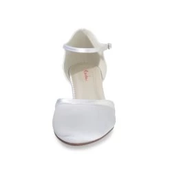 Rainbow Club Anika Wit Bruidsschoenen -Droom Trouwjurk anika white satin 3