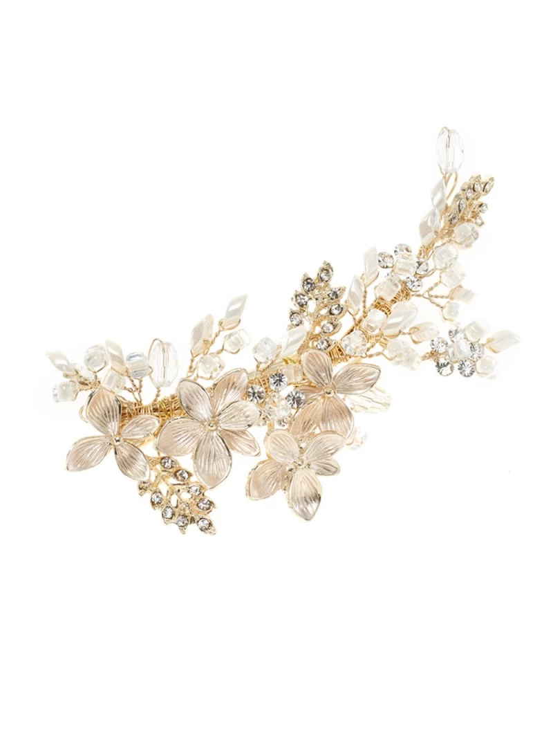 Poirier BB-432 Goud Haarkam 2 Poirier BB-432 Goud Haarkam - Afbeelding 2