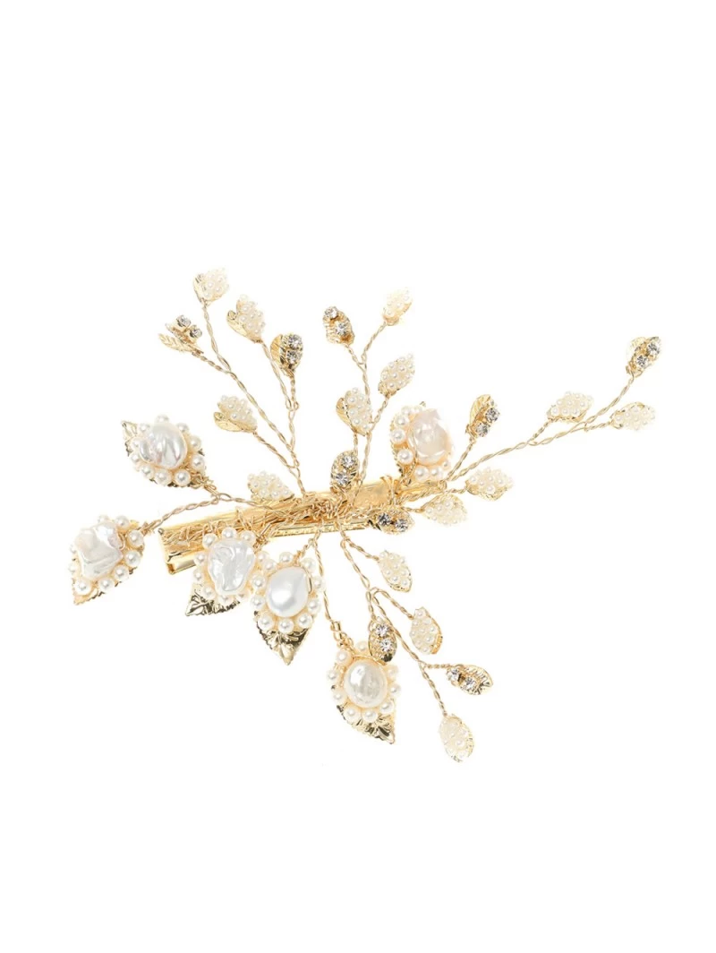 Poirier Haarkam Bruid BB-444 Goud 2 Poirier Haarkam Bruid BB-444 Goud - Afbeelding 2