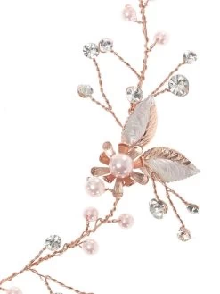 Poirier BB-8578 Haarstreng Roségoud -Droom Trouwjurk bb 8578 079 bb 8578 079 04