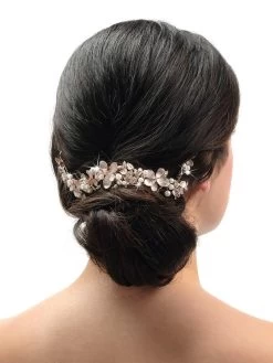 Poirier BB-433 Haarsieraad Roségoud -Droom Trouwjurk bb rose 5