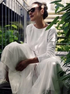 Bruidstrui Met Achterste Halslijn P5303 Forever & Eva -Droom Trouwjurk be beautiful 10