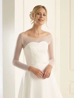 Bianco Evento E232 Bolero 5 Bianco Evento E232 Bolero -Droom Trouwjurk be e232 2 1
