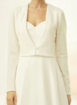 Bianco Evento E317 Bolero -Droom Trouwjurk be e317 1