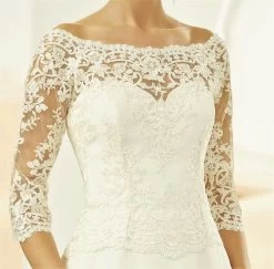 Bianco Evento E322 Bolero -Droom Trouwjurk be e322 1