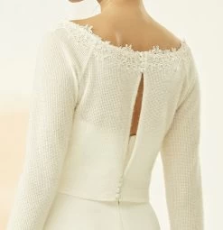 Bianco Evento E325 Bolero -Droom Trouwjurk be e325 2.1