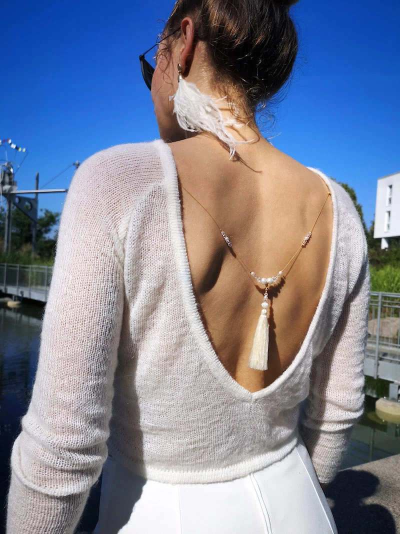 Forever & Eva Bruidstrui Van Gebreid Materiaal P5300