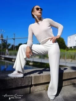 Forever & Eva Bruidstrui Van Gebreid Materiaal P5300 -Droom Trouwjurk be pure 3