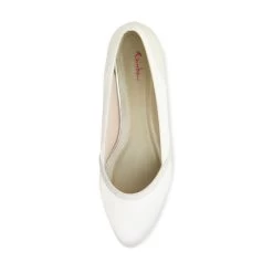 Rainbow Club Belina Bruidsschoenen -Droom Trouwjurk belina ivory satin ivory fine glitter 4