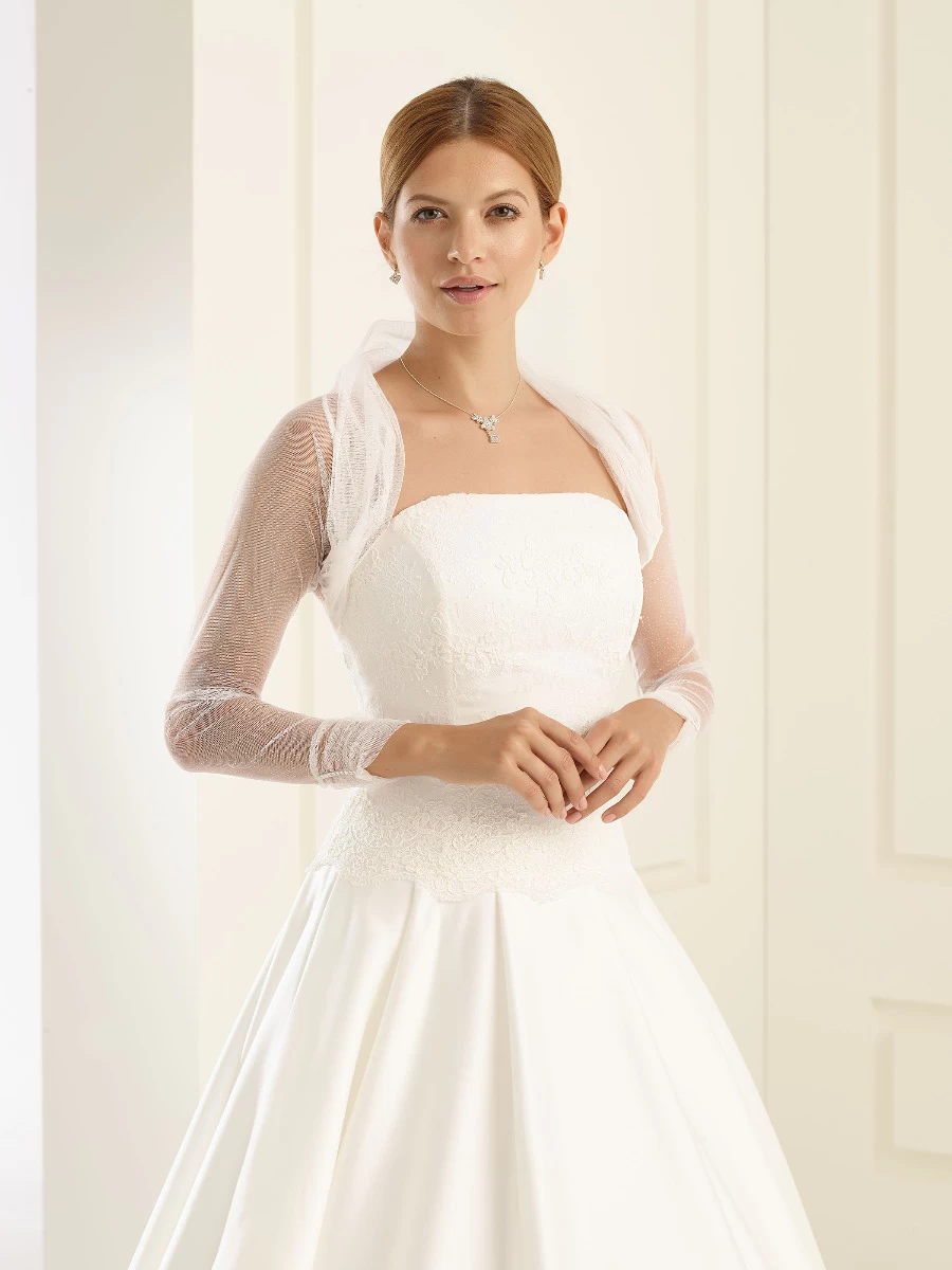 Bianco Evento E122 Bolero 1 Bianco Evento E122 Bolero