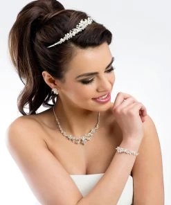 Bianco Evento D40 Tiara -Droom Trouwjurk bianco evento brautschmuck d40 n27 28 4 2