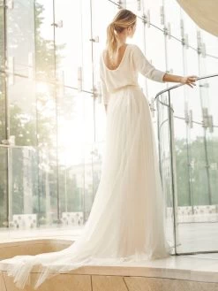 Bianco Evento Calypso Tule Rok -Droom Trouwjurk bianco evento calypso 4 1