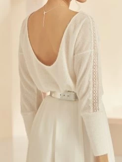 Bianco Evento E345 Sweater 9 Bianco Evento E345 Sweater -Droom Trouwjurk bianco evento e345 bolero 2 1