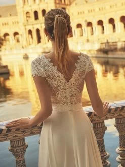 Bianco Evento Kalliope Rok Ivoor -Droom Trouwjurk bianco evento kaliope ivory e347 2 1