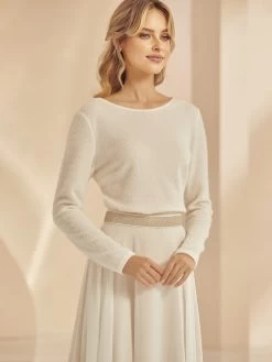 Bianco Evento Kalliope Rok Champagne -Droom Trouwjurk bianco evento kalliope skirt champaign 3 1