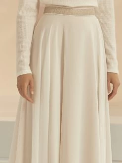 Bianco Evento Kalliope Rok Champagne -Droom Trouwjurk bianco evento kalliope skirt champaign 5