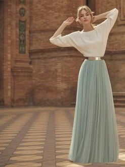 Bianco Evento Passion Rok Mint 14 Bianco Evento Passion Rok Mint -Droom Trouwjurk bianco evento passion mint pa94 e342 1