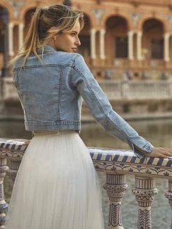 Bianco Evento Ravenna Rok Ivoor -Droom Trouwjurk bianco evento ravenna ivory pa92 e381 e350 1