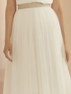 Bianco Evento Ravenna Rok Ivoor -Droom Trouwjurk bianco evento ravenna skirt ivory 5