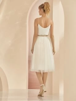 Bianco Evento Ravenna Rok Mint 9 Bianco Evento Ravenna Rok Mint -Droom Trouwjurk bianco evento ravenna skirt mint 3