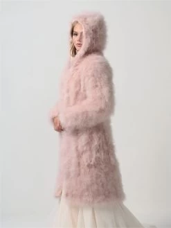 Poirier BOL-26 Maraboe Jasje Blush -Droom Trouwjurk bol 26 049 bol 26 049 03