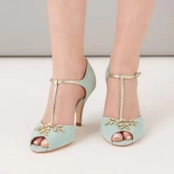 Rachel Simpson Bruidsschoenen Amalia Mint -Droom Trouwjurk brautschuhe amalia 799 2400xjpg. 1