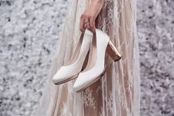 Rainbow Club Clair Bruidsschoenen Rose Goud -Droom Trouwjurk clair 1