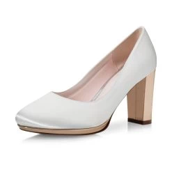 Rainbow Club Clair Bruidsschoenen Rose Goud -Droom Trouwjurk clair 3