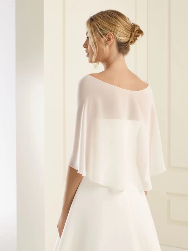 Bianco Evento E13 Chiffonsjaal 2 Bianco Evento E13 Chiffonsjaal - Afbeelding 2