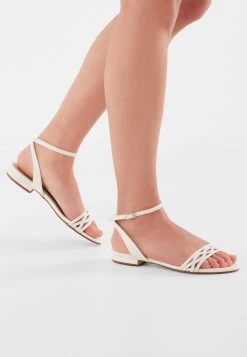 Rainbow Club Faye Bruidsschoenen -Droom Trouwjurk faye off white metallic