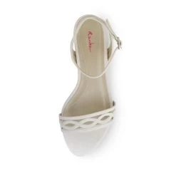 Rainbow Club Faye Bruidsschoenen -Droom Trouwjurk faye off white metallic 4