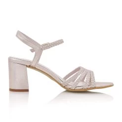 Fiarucci Bridal Fenne Bruidsschoenen -Droom Trouwjurk fenne rose glamour leather braided 3