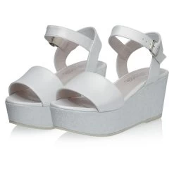 Fiarucci Bridal Resi Bruidsschoenen -Droom Trouwjurk fiarucci bridal resi off white leather fine glitter 6