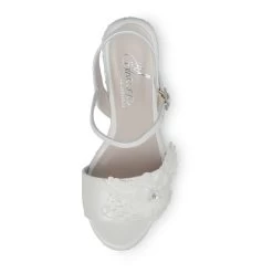 Fiarucci Bridal Shirly Bruidsschoenen -Droom Trouwjurk fiarucci bridal shirly off white leather glitter 4