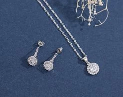 G. Westerleigh DZ0139S Bruidssieraden Set -Droom Trouwjurk g. westerleigh brautschmuck set dz0139s 3 1