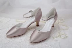 G. Westerleigh Rosa Bruidsschoenen Blush -Droom Trouwjurk g. westerleigh brautschuhe rosa 4 1