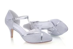 G Westerleigh Zara Zilver Bruidsschoenen -Droom Trouwjurk g. westerleigh brautschuhe zara silver 2 1