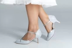 G Westerleigh Zara Zilver Bruidsschoenen -Droom Trouwjurk g. westerleigh brautschuhe zara silver 6 1