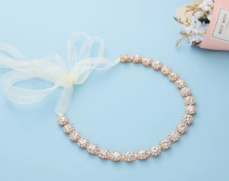 G. Westerleigh Haarband Bruid HS-J3766ARG 2 G. Westerleigh Haarband Bruid HS-J3766ARG - Afbeelding 2