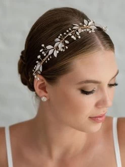 G. Westerleigh HB6132G Haarband Rosegold -Droom Trouwjurk g. westerleigh hb6132g 3