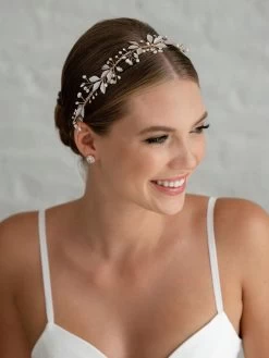 G. Westerleigh HB6132G Haarband Rosegold -Droom Trouwjurk g. westerleigh hb6132g 4