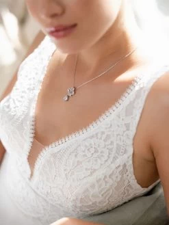 G. Westerleigh JS6445 Bruidssieraden Set Zilver -Droom Trouwjurk g. westerleigh js6445 4