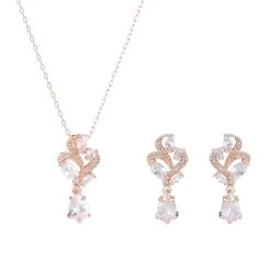 G. Westerleigh JS6445RG Bruidssieraden Set Rosegold
