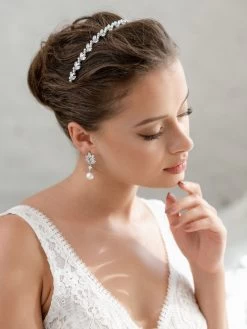 G. Westerleigh TR2954 Tiara Zilver -Droom Trouwjurk g. westerleigh tr2954 4